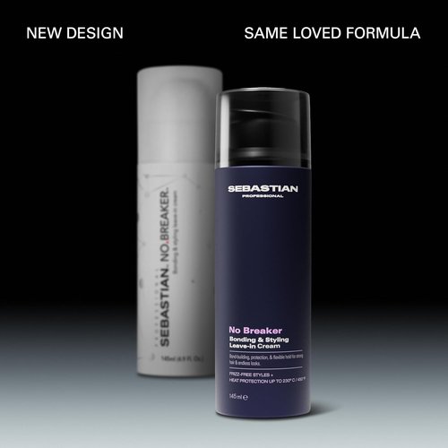 Sebastian Professional No Breaker Leave-In Cream - Intense Hair Conditioning & Heat Protection | 4.9 fl oz
