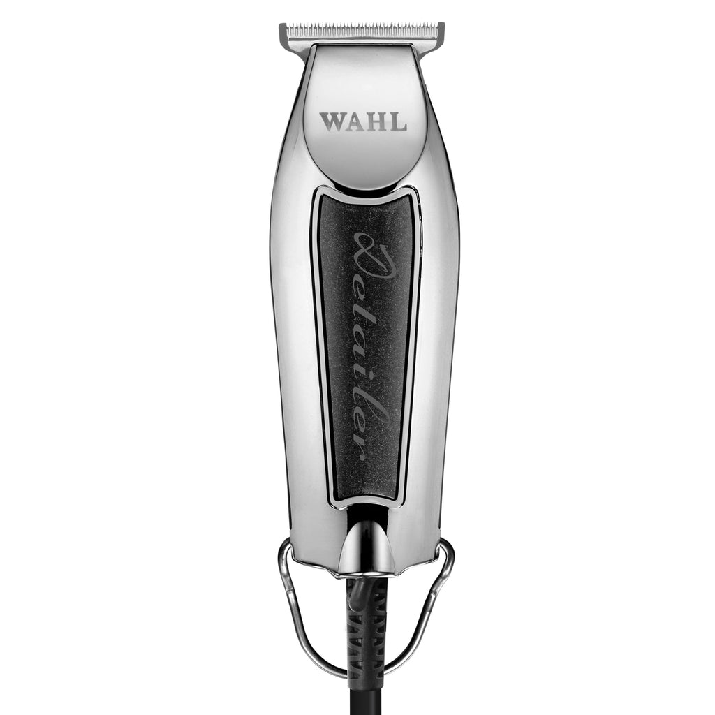 Wahl Professional Detailer Trimmer, Black, Adjustable T-Blade, Corded Lightweight Rotary Motor, Includes 3 Guides and Accessories