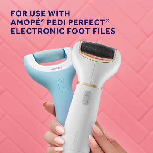 Amope Pedi Perfect Electronic Foot File Refills - Ultra Coarse, Removes Hard and Dead Skin - 2 Count