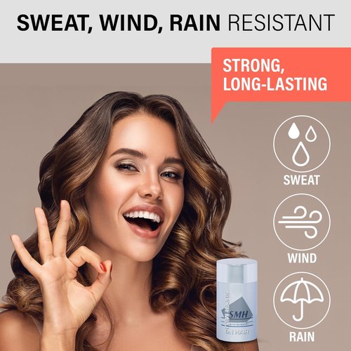 Super Million Hair SMH Hair Fibers MADE IN JAPAN – Instantly Conceals Thinning Hair –Long-Lasting – Sweat, Water & Wind Resistant – Hair Loss Solutions For Men & Women (Medium Brown, 15g)