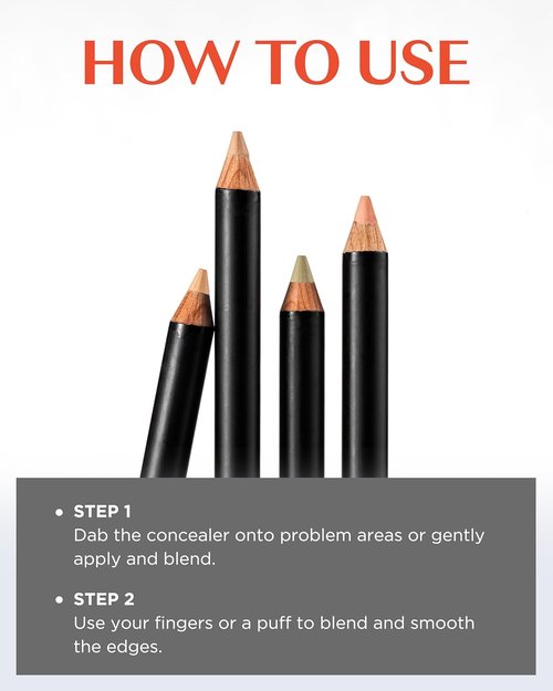 THESAEM Cover Perfection Concealer Pencil - Slim Multi-Use 0.04oz in 1.5 Natural Beige for Medium Skin Tones