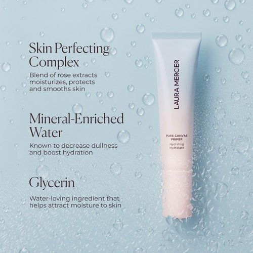 Laura Mercier Pure Canvas Primer - Hydrating & Blurring Formula for Extended Makeup Wear | 1.01 Ounce