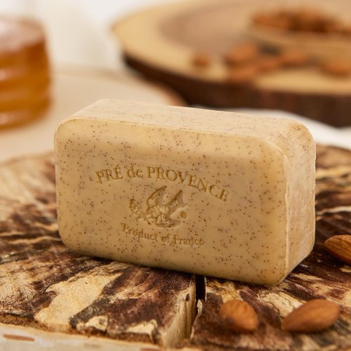 Pre de Provence Moisturizing Soap Bar - Shea Butter Enriched | Long Lasting Honey Almond, 5.3 Ounce