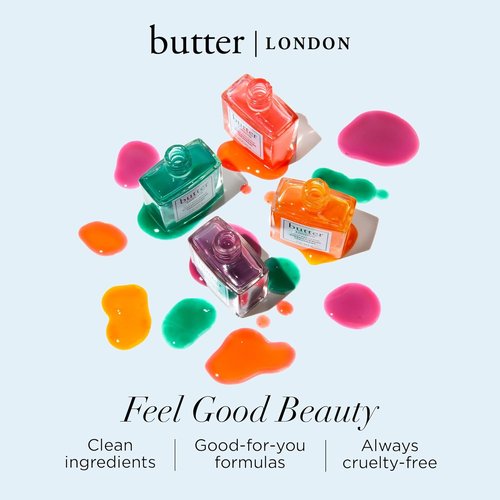butter LONDON Nail Strengthener - Nourishing Jelly Preserve for Damaged Nails | Pink Translucent Finish