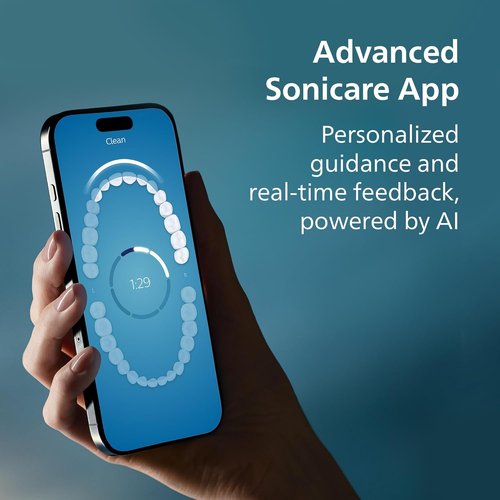 Philips Sonicare DiamondClean 9900 Prestige Electric Toothbrush - SenseIQ Technology, 5 Modes, Midnight Blue, Model HX9990/12