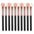 Uorpoto Eyeshadow Applicators Double Sided Sponge Makeup Brushes Reusable 10Pcs Round Foam Eye Shadow Applicator Sticks Brush Set Washable