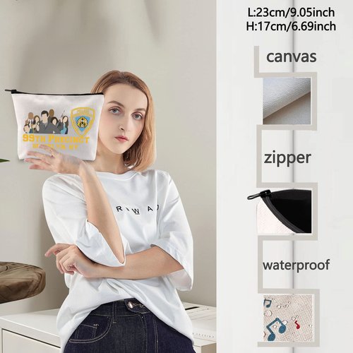 LEVLO TV Show Cosmetic Make Up Bag TV Fans Gift 99TH Precinct 99TH Makeup Zipper Pouch Bag (99TH Precinct)