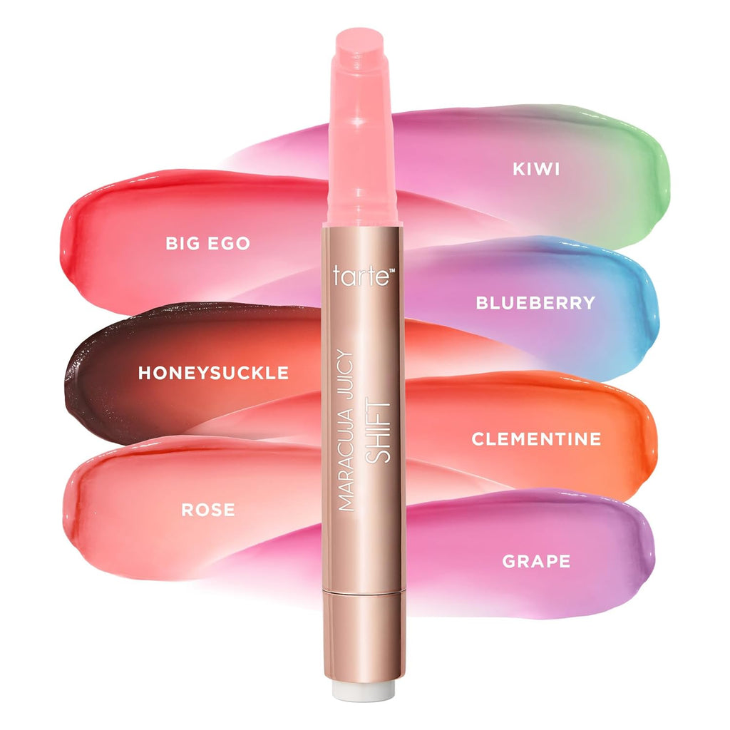 Tarte Maracuja Juicy Lip & Cheek Shift - pH-Powered Stain & Gloss Balm with Hyaluronic Acid | Vegan & Cruelty-Free