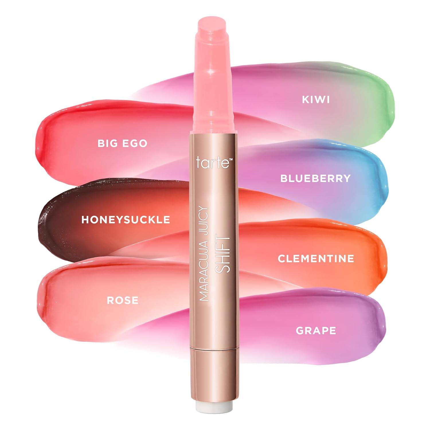 Tarte Maracuja Juicy Lip & Cheek Shift - pH-Powered Stain & Gloss Balm with Hyaluronic Acid | Vegan & Cruelty-Free