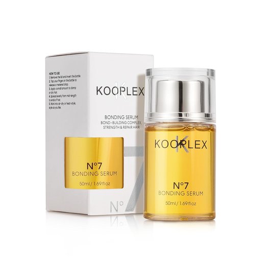 No.7 Bonding Hair Serum - Leave-In Repair Treatment with Heat Protection up to 450°F | Lightweight Anti-Frizz for Damaged, Color-Treated & Curly Hair - 1.69fl oz/50ml