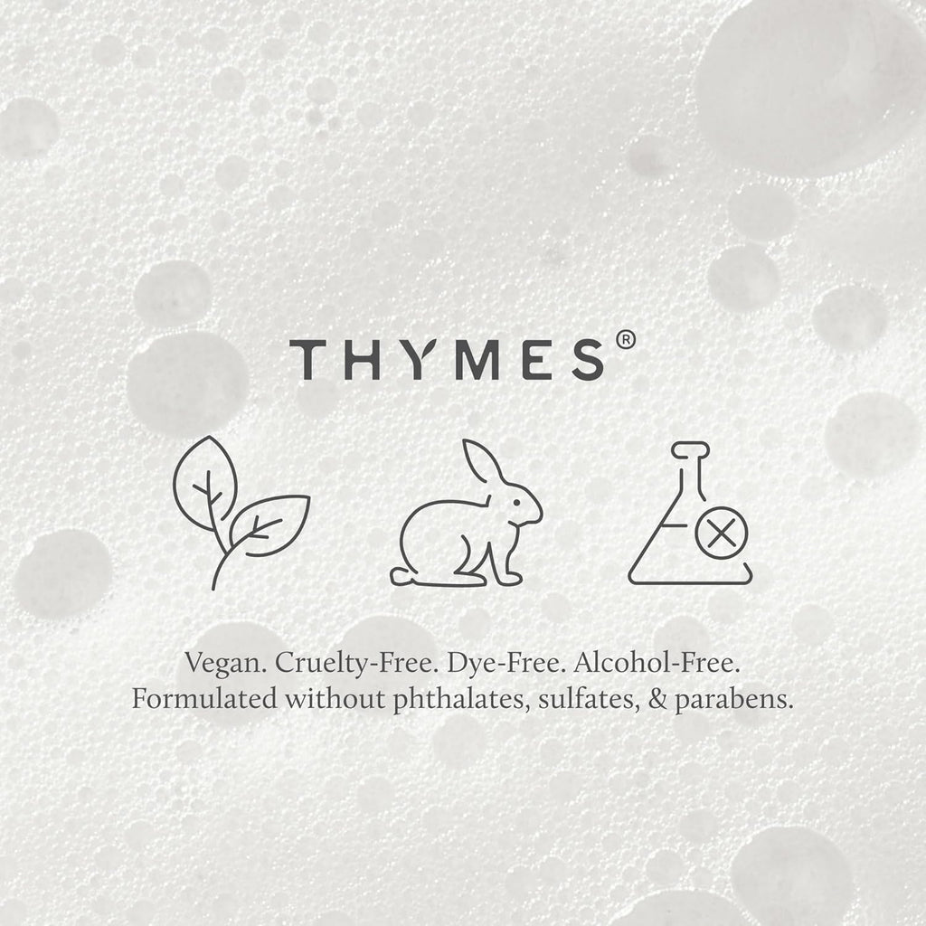 Thymes Foaming Hand Wash - Aloe & Glycerin Soap with Pump - Pine Scented for Kitchen or Bathroom | 10.3 fl oz