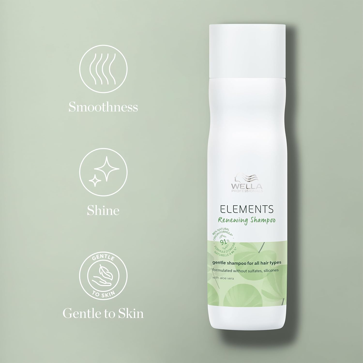 Wella Professionals Renewing Shampoo - Gentle Sulfate & Silicone Free | Ideal for All Hair Types