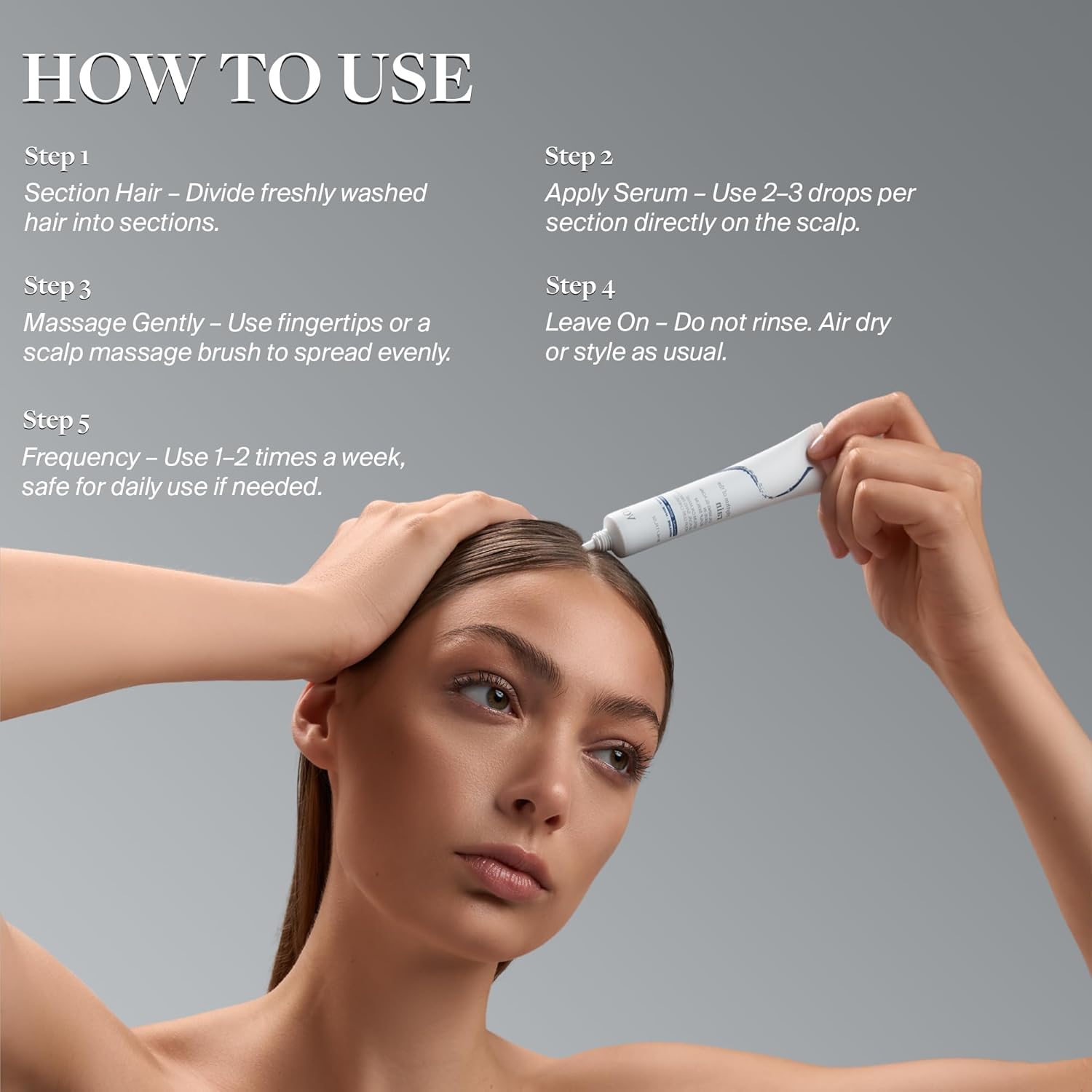 Voir Haircare Scalp Serum - Hydrating & Calming Formula for Dry, Itchy Scalp | 30ml with Canadian Glacial Oceanic Clay