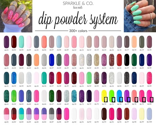 Sparkle & Co. Dip Powders – dp.332 Sunshadow (White to Black Opal Sun Change) 1 Ounce Dipping Powder Jar For Manicure DIY Spring Shade, No Lamp Needed