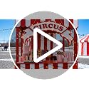 Light-Up Circus Sign Carnival Entrance Decoration 39.4x19.7 Inches