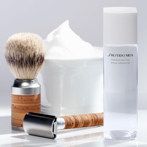 Shiseido Men Hydrating Lotion - 12-Hour Hydration & Roughness Improvement - 5 oz - Non-Comedogenic, Paraben & Mineral Oil Free