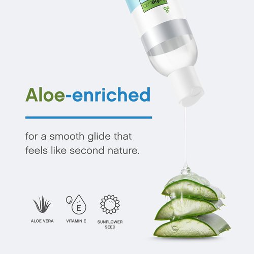 Lubelab Water-Based Personal Lubricant - Aloe & Vitamin E, Hypoallergenic, 8.3 Fl Oz | Natural Smooth Glide
