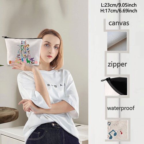 LEVLO Toy Movie Cosmetic Make Up Bag Woody And Buzz Lightyea Fans Gift The Toys Are Back In Town Makeup Zipper Pouch Bag (The Toys In Town)