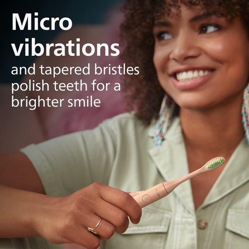 Philips One by Sonicare Electric Toothbrush Heads - 2 Pack, Shimmer Pink, Up to 6 Month Supply