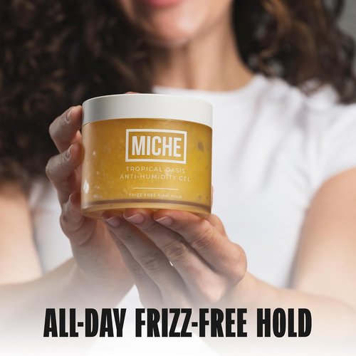 MICHE Anti-Humidity Hair Gel - Frizz-Free Strong Hold for All Curl Types | 8.8 oz
