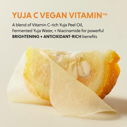 HANYUL Yuja Toner Pads - Brightening Korean Yuzu with Vitamin C & 5% Niacinamide | 60 Sheets for Even Skin Tone