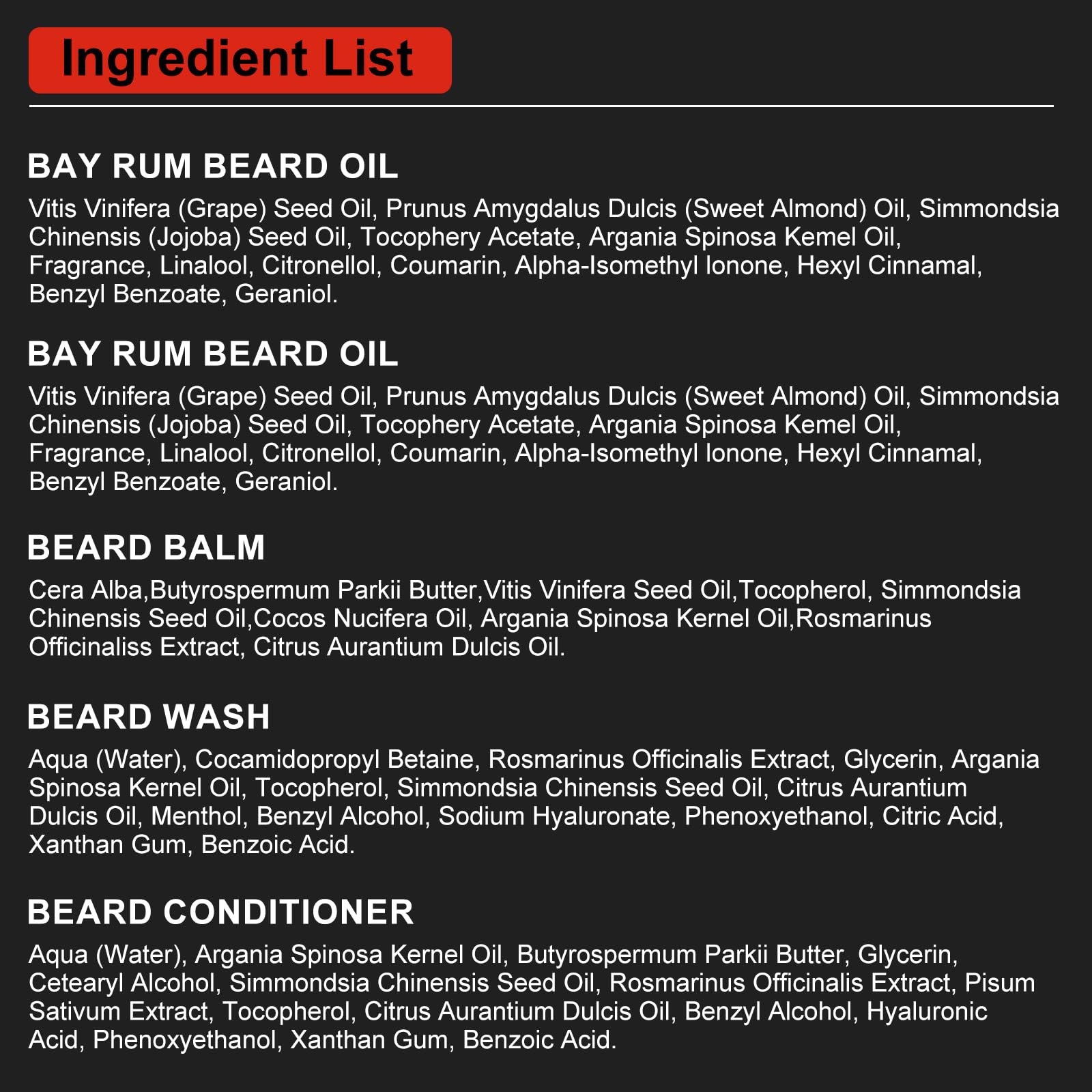 XIKEZAN Dad Birthday Gifts, Beard Care Kit with Bay Rum Beard Oils,Balm,Wash, Conditioner,Brush,Comb,Scissors,Valentines Fathers Mens Christmas Stocking Stuffers Gifts for Men Him Husband Boyfriend