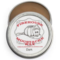 Firehouse Moustache Wax - Made in USA - for Beard & Mustache Shaping - All-Weather, Naturally Scented and Colored Beard Wax (DARK, 1 Ounce Tin) - Handmade in Small Batches by John the Fireman