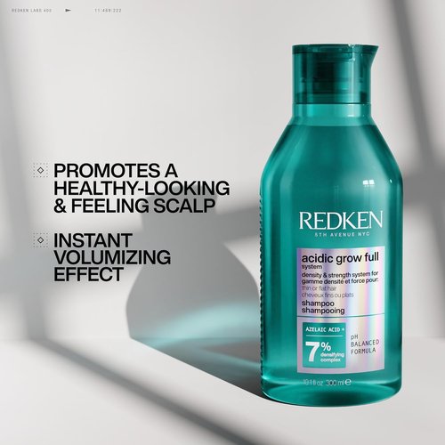 Redken Acidic Grow Full System Densifying Shampoo - Lightweight Formula for Thicker Hair & Scalp Hydration