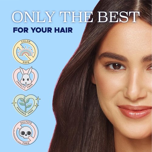 Luseta Blue Shampoo & Conditioner Set - Revive Cool Tones for Brassy Brunette Hair | 2x 16.9oz