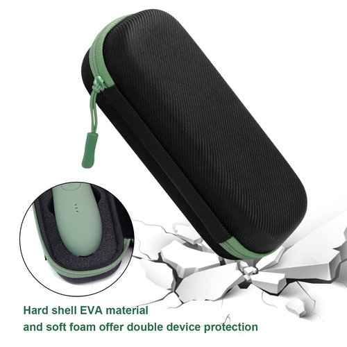 Case for Meridian Trimmer, Hard Carrying Case for MANSPOT Groin Hair Trimmer Without Recharge Dock, Meridian Shaver Storage Travel Bag MANSPOT Trimmer Holder with Shockproof Detachable Insert Foam