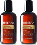 doTERRA Fractionated Coconut Oil - Nourishing Moisturizer | 3.8 oz (2 Pack)