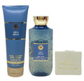 Bath & Body Works Aqua Hour Body Cream & Wash Duo Set with Natural Oats Bar Soap - Full Size