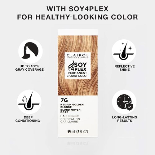 Clairol Professional Permanent Liquicolor - Light to Medium Brown Hair Color | 100% Gray Coverage