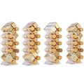 YIEZI Lipstick Holder Organizer 64 Spaces Acrylic Stackable Fish Shape Lipstick Tower, Lip Gloss Storage Stand, Perfect for Lipgloss Organizers Makeup Vanity Display, Clear (4 Pack)