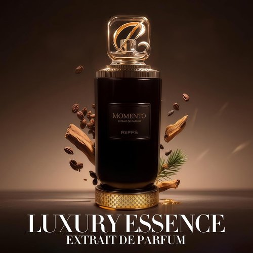 Momento Cologne for Men - Warm Spicy Amber Eau de Parfum | 100ml Long-Lasting Fragrance with Mandarin, Damask Rose, Oud & Amberwood