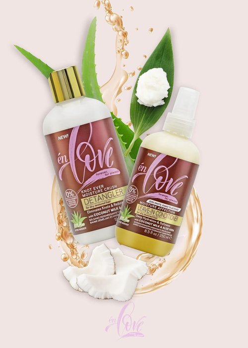 Moisture Crush Leave-In Conditioner - Coconut Milk & Aloe Vera for Deep Hydration | Detangles & Reduces Frizz