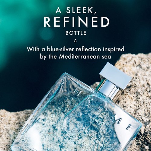 Azzaro Chrome Eau de Toilette | Fresh Aquatic Men's Cologne - Citrus & Woody Fragrance - Perfect for Everyday Wear