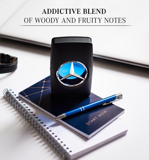 Mercedes Benz Man - Aromatic Woody Fruity Eau de Toilette for Men - Long Lasting Cologne - 1 oz
