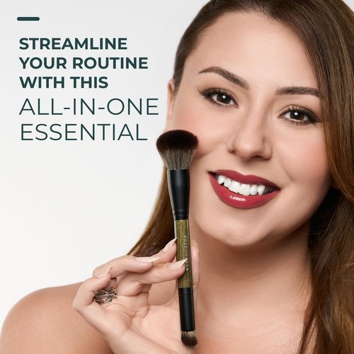 Rose and Ben Beauty D1 Complexion Brush | Cruelty-Free Fibers