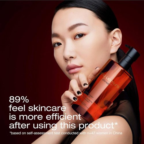 Shu Uemura Ultime8 Sublime Tsubaki Cleansing Oil - Gentle Makeup Remover & Hydrating Facial Cleanser for All Skin Types