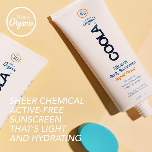 COOLA Organic Mineral Sunscreen - Daily Skin Protection Lotion | Vegan & Gluten-Free, 5 Fl Oz