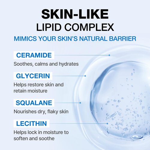 Physiogel Daily Hydrating Facial Moisturizer Lightweight Cream, 72 hrs Hydration for Dry & Sensitive Skin, Korean skin care, Fragrance-Free, Non-Comedogenic, Dermatologist-Tested, Ceramide, Squalane.