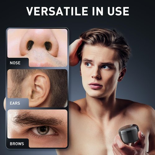 Azang Nose Wax Kit Men 100g Wax USB Fast Heat Unisex Suitable for Different Body Parts Smart Constant Temp 12 Nose Hair Sticks 3 Silicone Pots Valentine's Day Gifts