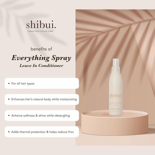Shibui Everything Spray - Color Protecting Leave-In Treatment for Fine to Medium Hair | Vegan & Sulfate-Free, 8 Fl Oz
