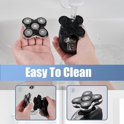 Balder Pro Shaver Peplacement Heads for Remington Balder Pro Head Shaver Model XR7000/XR1500/XR1501 Electric Shaving for Bald Men,2Pack