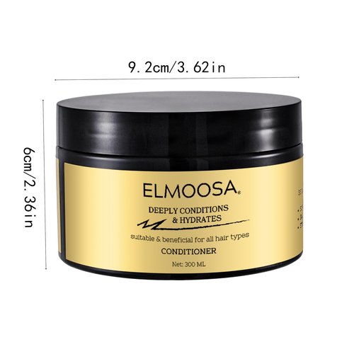 ELMOOSA Caviar Repair & Care Deeply Conditioner - Caviar Hair Treatment/Split Ends Treatment/Salon-Grade Repair For Permed/Damaged Hair Dry Hair Curly hair Care 300ML