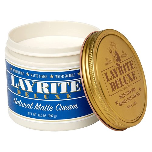 Layrite Natural Matte Cream - 10.5 Oz | Achieve Effortless Style with a Non-Greasy Finish