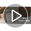 50 Pcs Mini Cast Iron Horseshoes for Decoration - Rustic Farmhouse Style - Variation of THIS listing