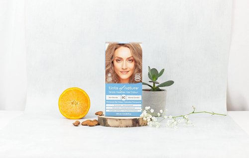 Tints of Nature 8C Ash Blonde Permanent Hair Dye - Nourishing, Ammonia-Free Formula, 4.4 fl oz