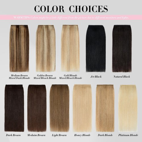 Clip in Short Hair Extensions Real Human Hair,Prokyvity Invisible Human Hair Clip in Extensions Short,(6inch&8inch)4 pieces Mini Extensions for volume or highligh,Meduim Brown